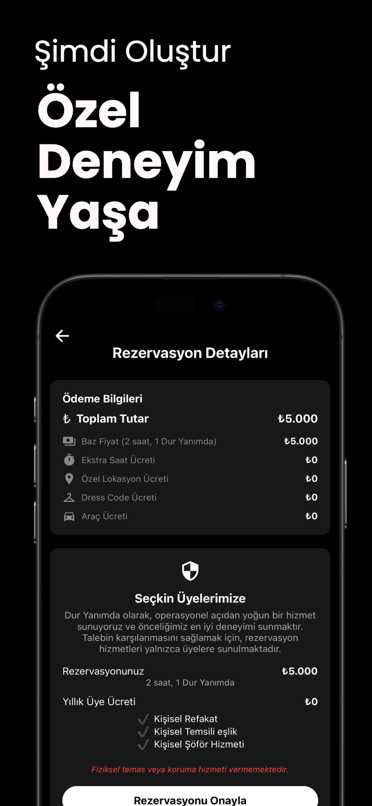 Dur Yanımda Uygulaması - Hizmet Takibi
